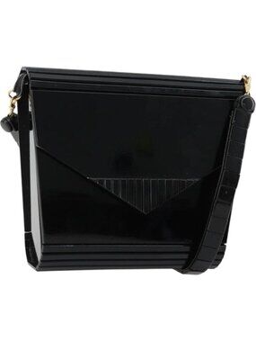Gianni Versace Shoulder Bag plastic Black